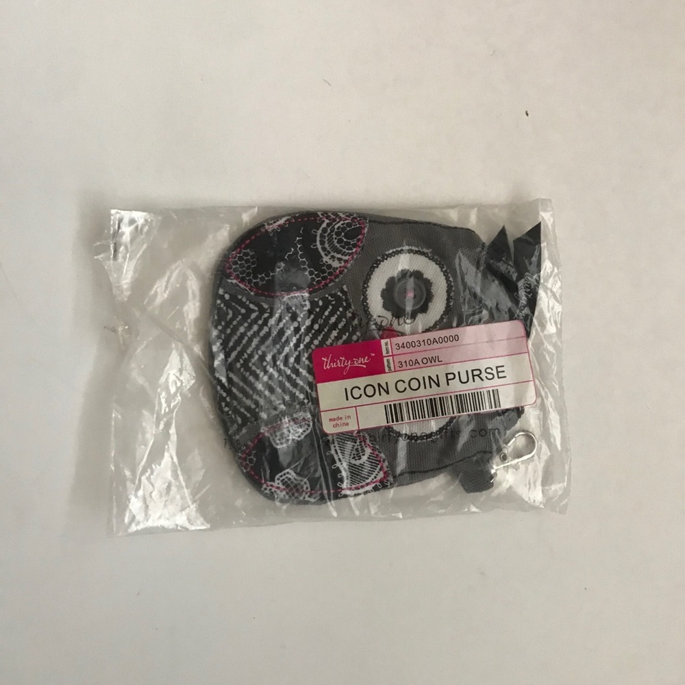 Thirty- One Icon Coin Purse in owl design